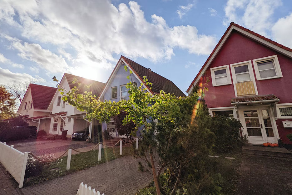 row of houses