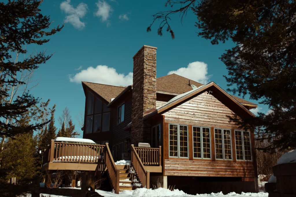 winter cottage in British Columbia